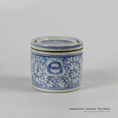 RYLU50-B_Blue and White Ceramic Pots
