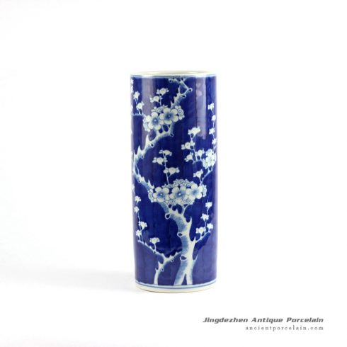 RYLU70-B_Blue and white hand painted ceramic home decoration vases
