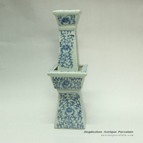 RYWD01_ Ming Dynasty antique blue and white vase