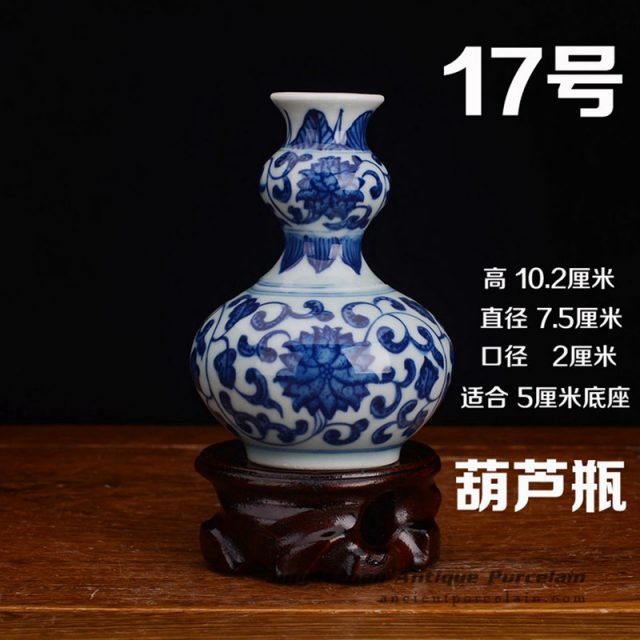 RZEV02-R_tiny fancy hand painted floral ceramic display vase