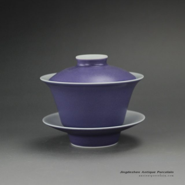 14CS113_purple glaze ceramic tea cups gaiwan