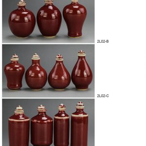 2L02-A-E_Ox blood small porcelain vase