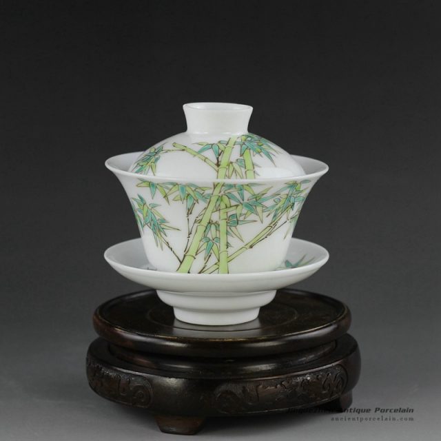 100cc Jingdezhen Hand painted floral Porcelain Gaiwan