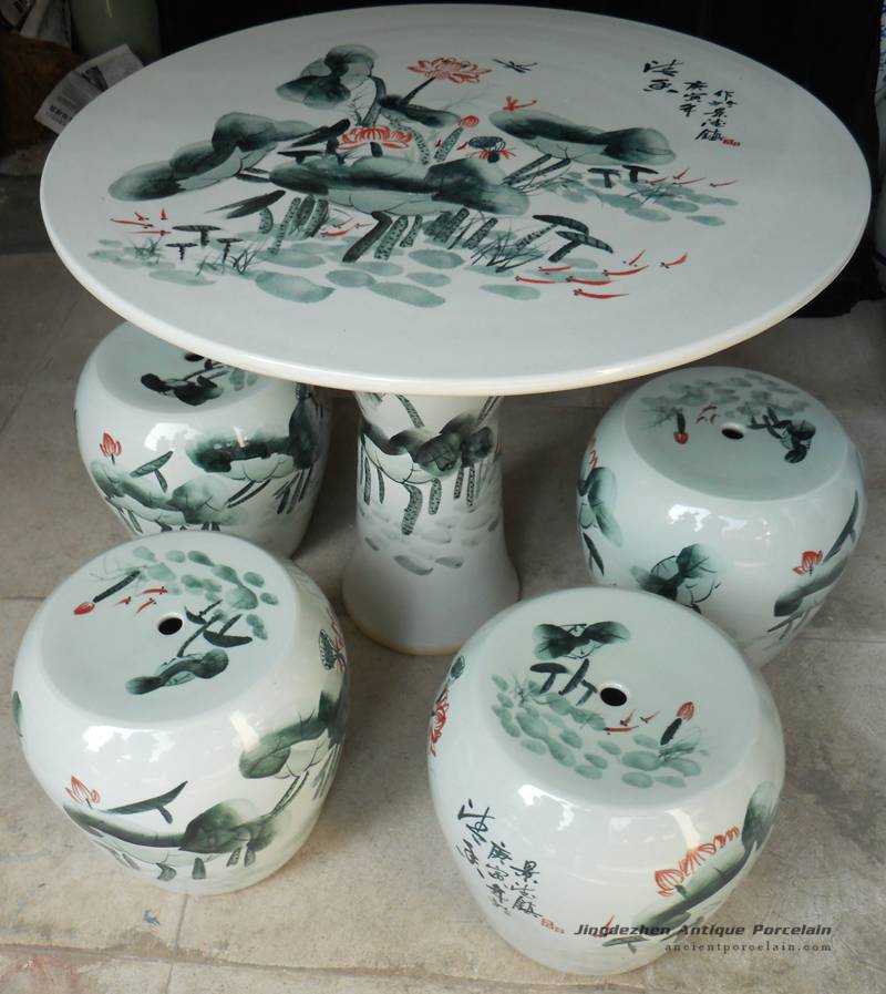 RYAY21_chinese ceramic garden table set