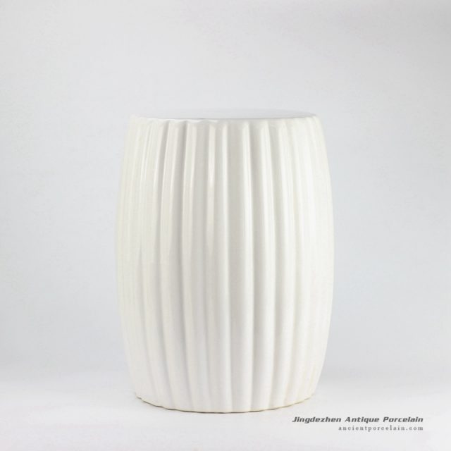 RYIR114-B_Solid color multi-prismatic ceramic vanity stool
