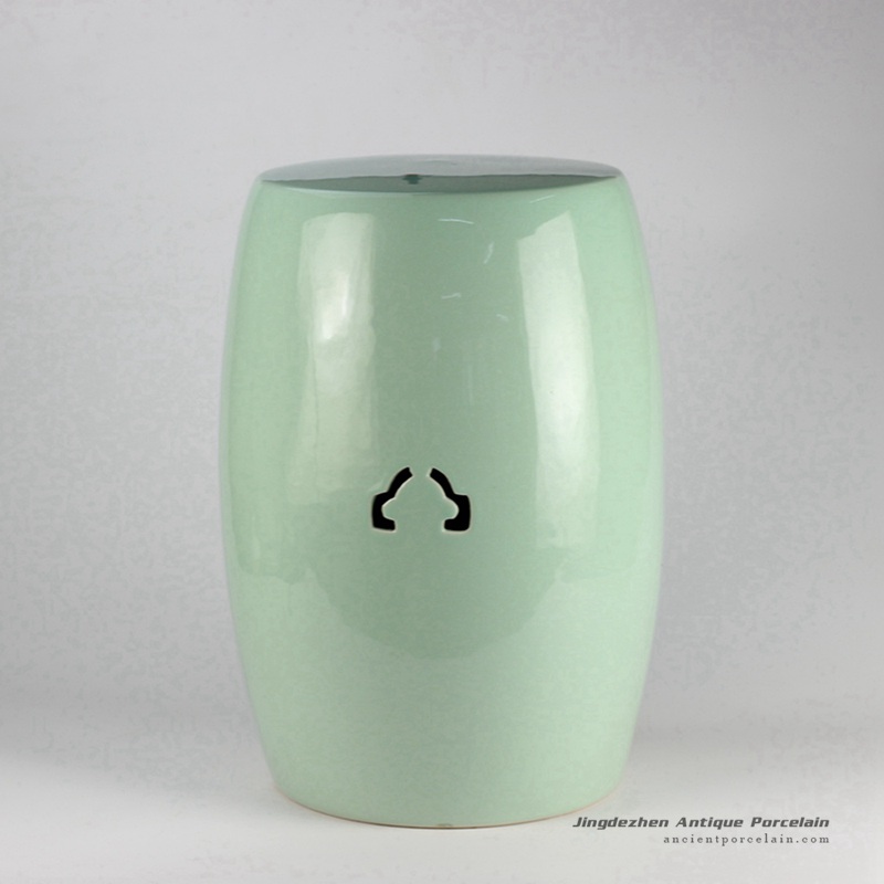 RYIR115_turquoise ceramic garden stool