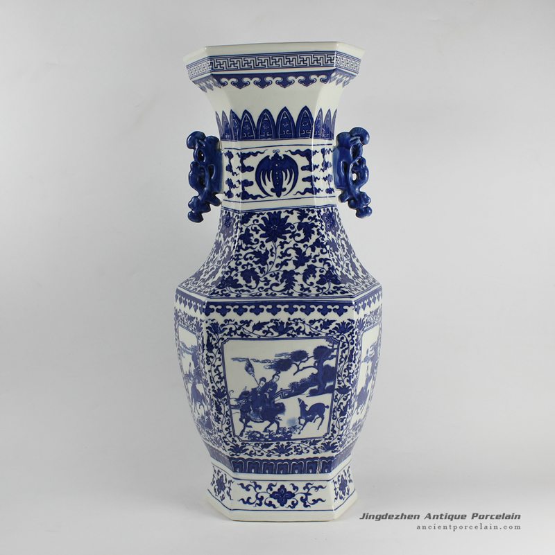 RYJF21_blue and white ceramic home furnishing decorative ornaments