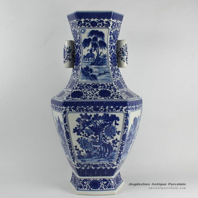 RYJF23_Chinese Blue White Vases