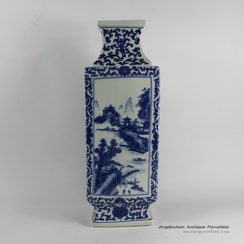 RYJF28_Chinese Blue White Vases