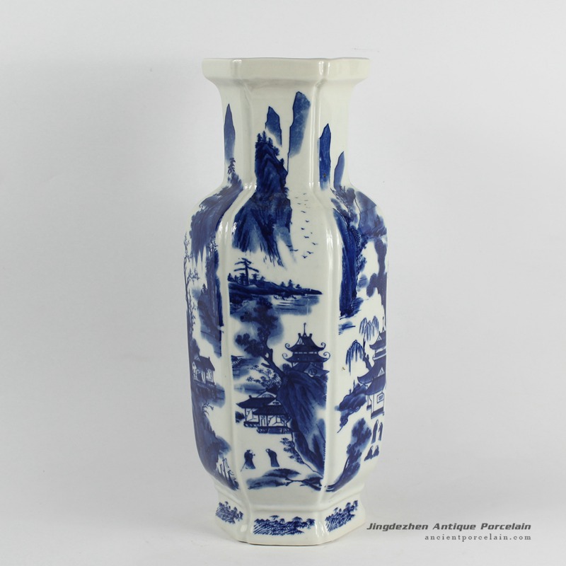 RYJF47_ Blue White chinese porcelain vase