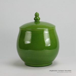 RYKB125/B_H11.5″ Plain glazed Ceramic Jars