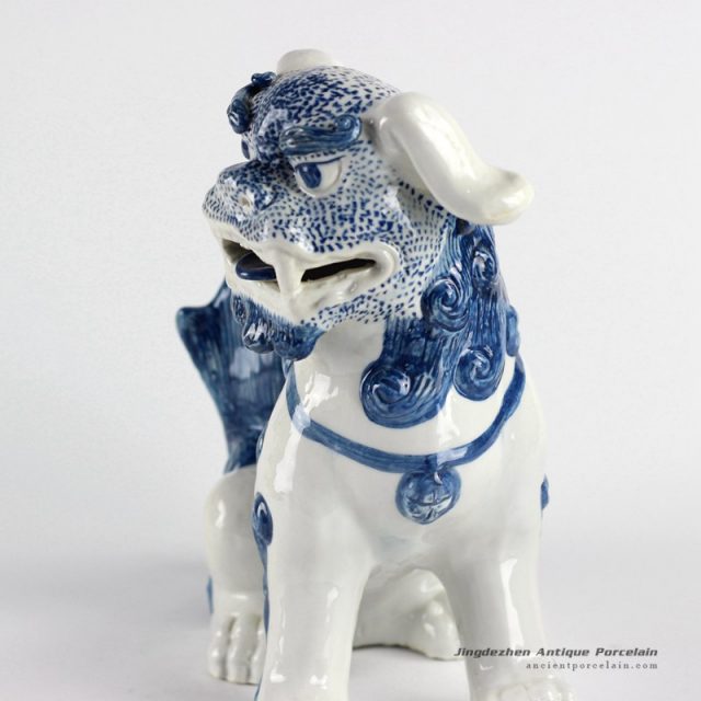 antique ceramic dog statues