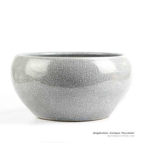 RYYB13_Ge kiln crackle glazed antique style ceramic fish bowl