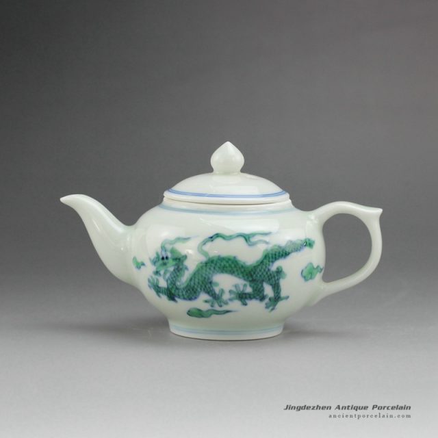 RYYM12_Chinses traditional hand painted dragon pattern teapot