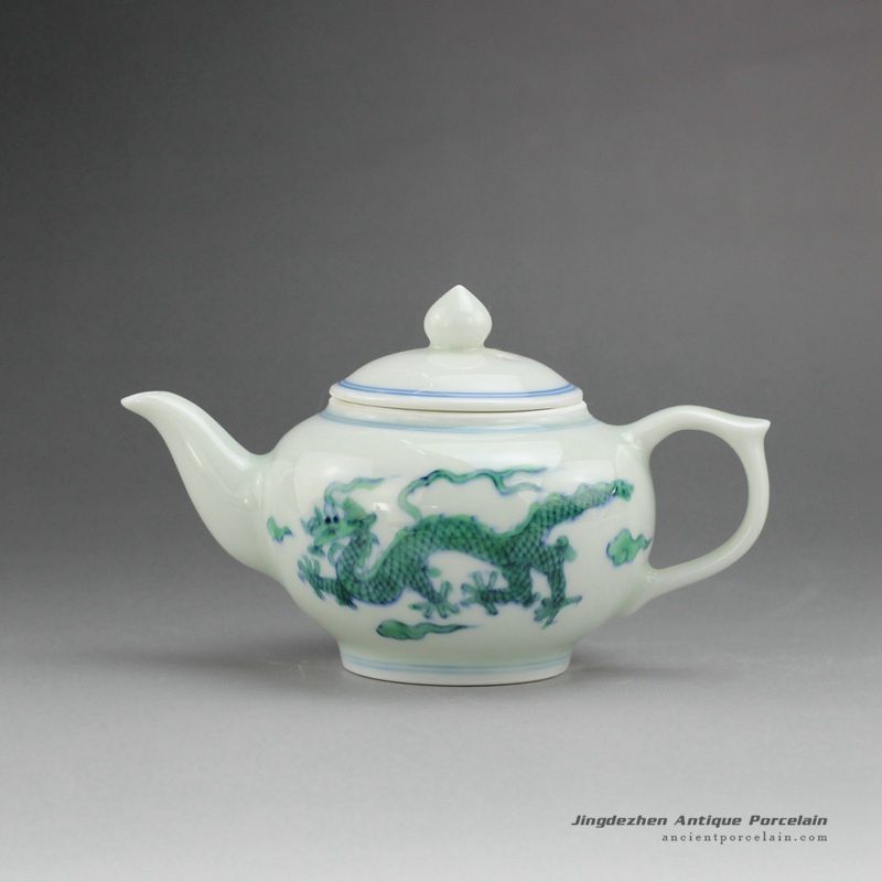 RYYM12_Chinses traditional hand painted dragon pattern tea pot
