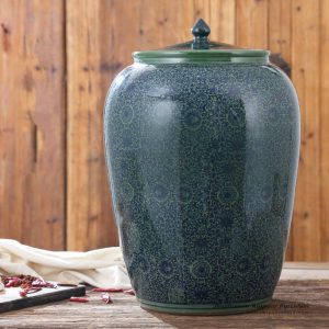 RZAP03-A_Moistureproof ceramic rice storage barrel with lid