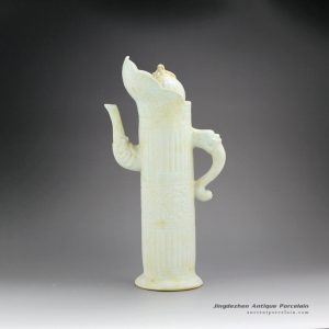 RZEI03_13.7″ Porcelain bamboo pot pitcher antique finished