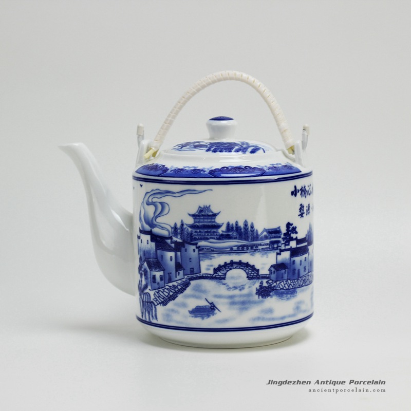 RZFS01_Jingdezhen blue and white ceramic ter pot