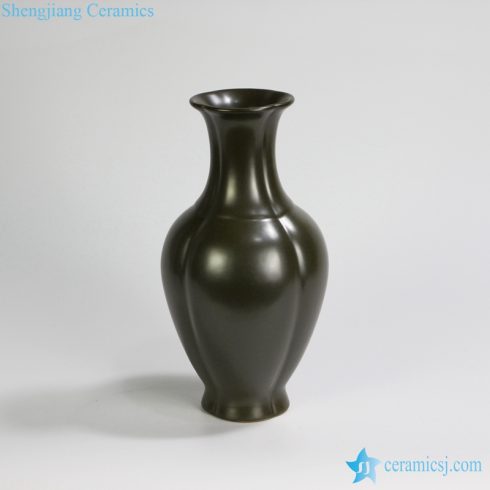 RYPM42 Garden outdoor furniture decoration Green ceramic flower vase