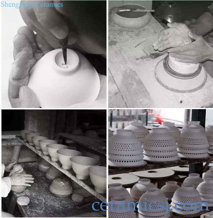 jingdezhen linglong mitong blue and white porcelain dargon