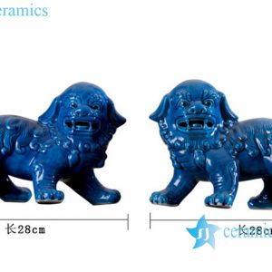 ceramic lion figurine