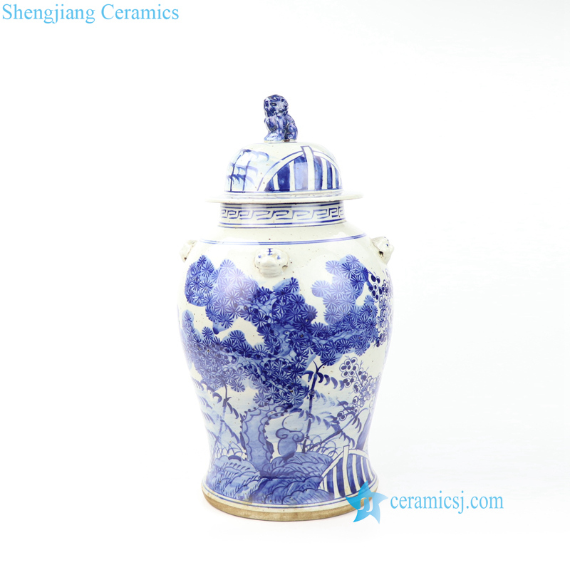 pine porcelain jar