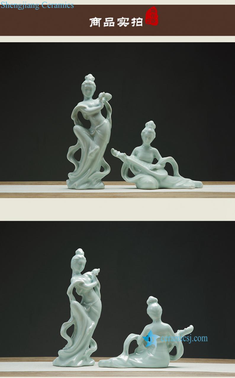 Dunhuang flying apsaras figurine