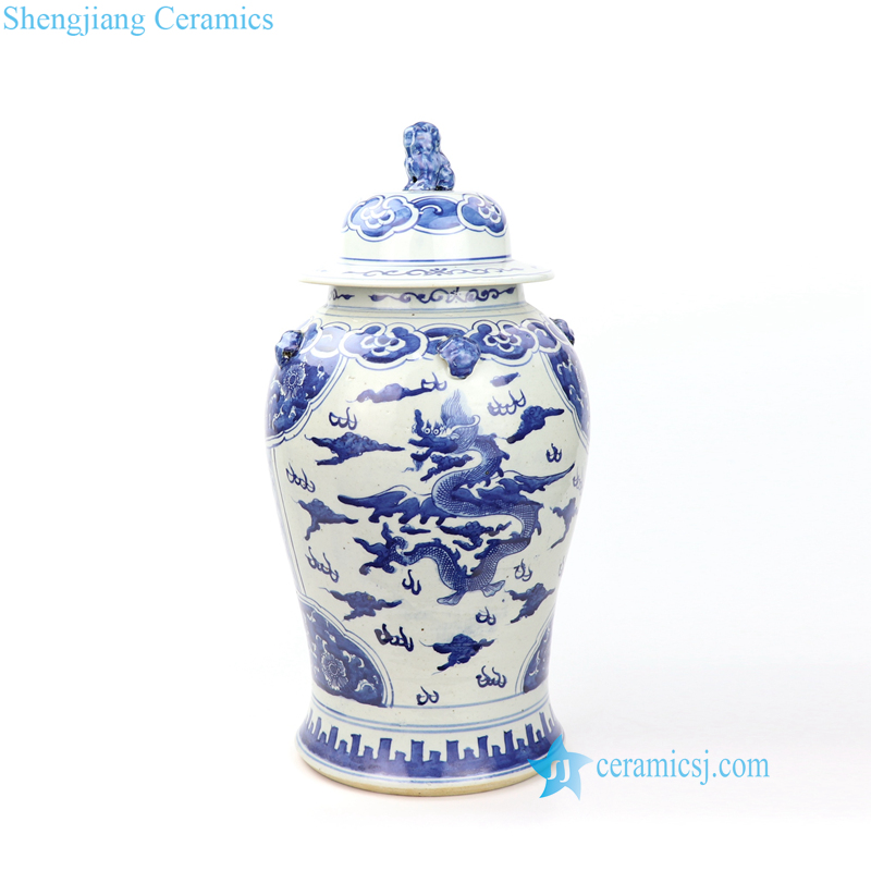China fairy dragon porcelain jar