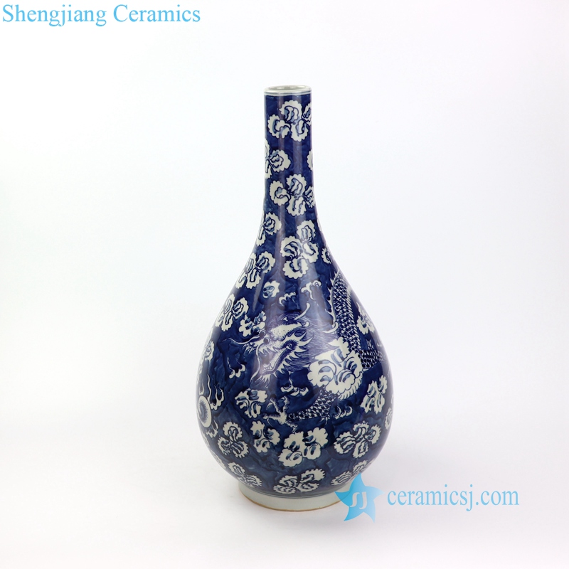 hand painting ceramic vase