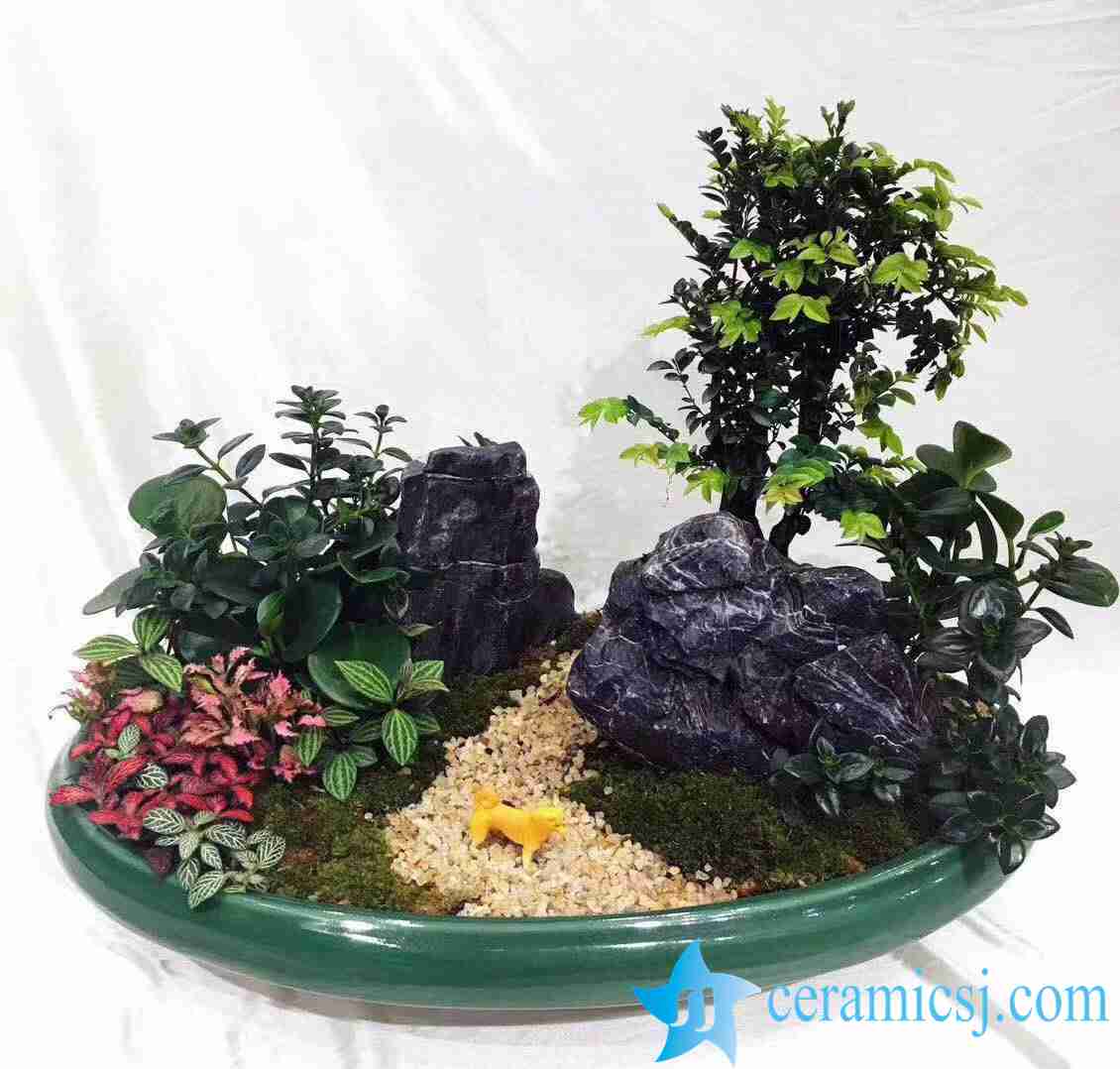 art ceramic flowerpot