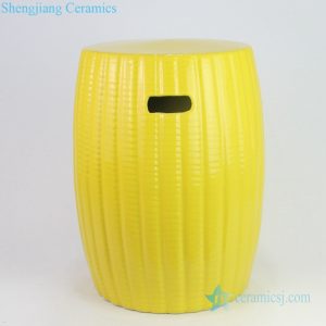 Corn grain chinese style ceramic stool