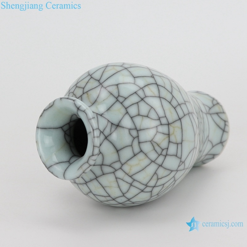 Geyao crack color glaze cramic vase side view