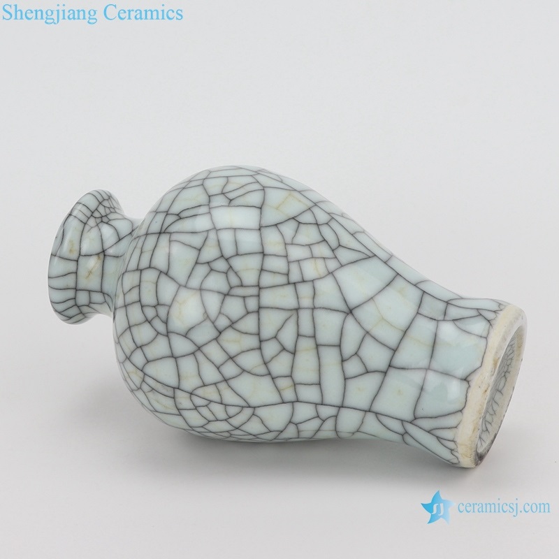 Geyao crack color glaze cramic vase side view