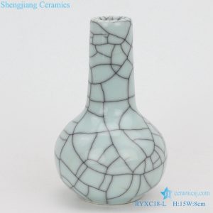 Crack glaze small bottle archaize ceramic vase