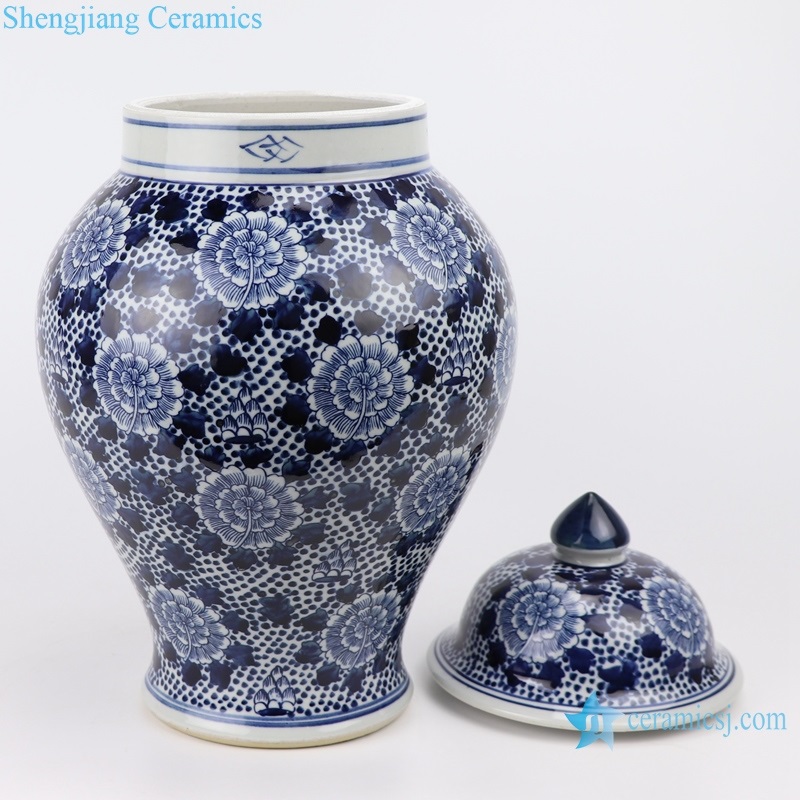 Chrysanthemum flowers pattern hand painting ceramic