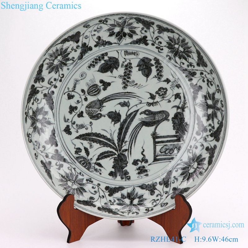 Jingdezhen archaize hand painting  plate 