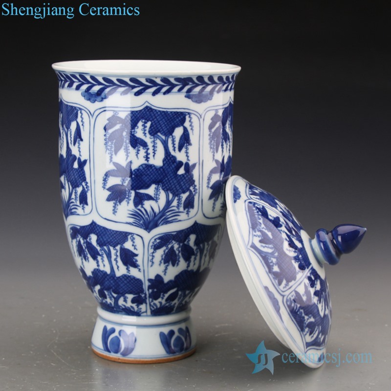 Chinese high - grade porcelain vases bottle view 