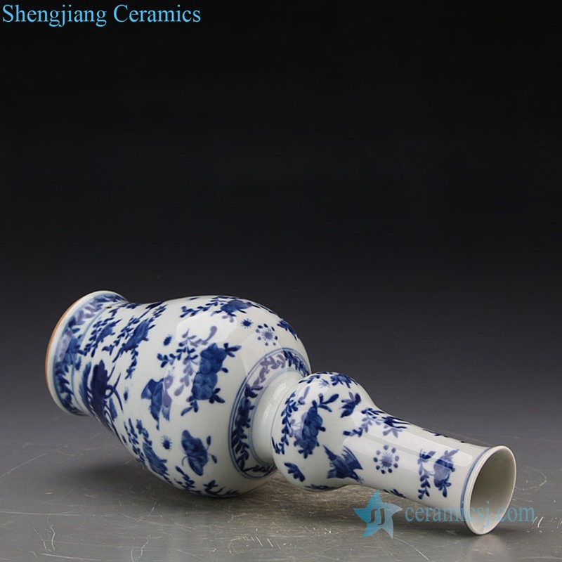 Archaize traditional vases home decoration side view 