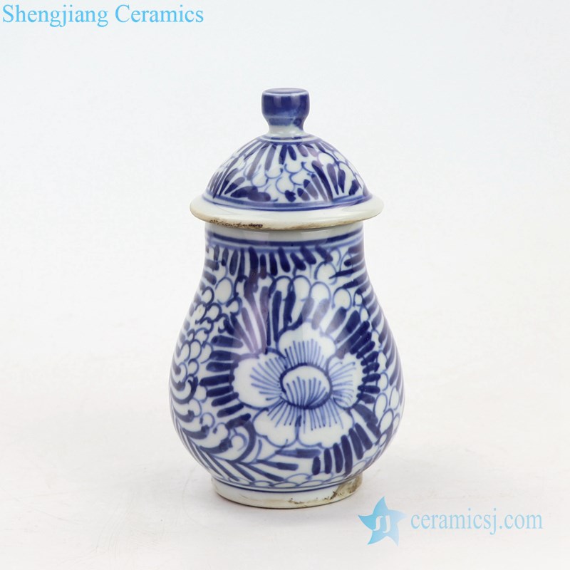 Chinese exquisite ceramic pot front view
