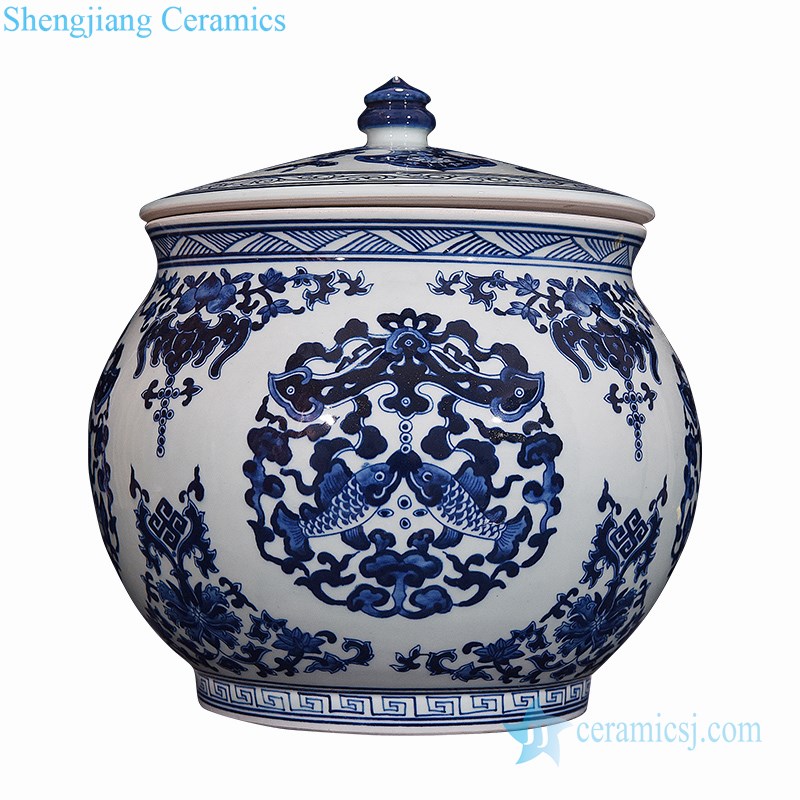 Wholesale antique ceramic teapot front view 