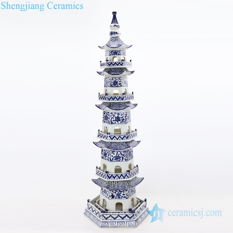 Chinese archaize  ceramic decorative pagoda