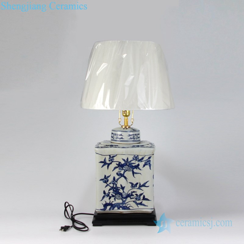 unique shape ceramic lamp