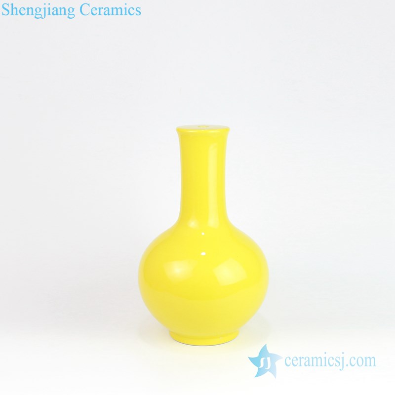 Beautiful yellow ceramic lamp shade
