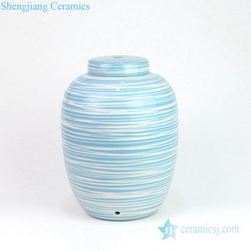Pure and fresh handmade ceramic lamp