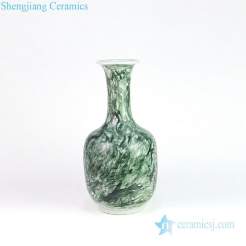 Beautiful green grain design ceramic chimney