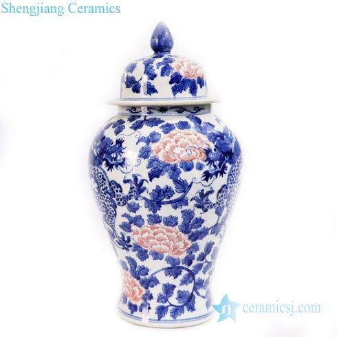 ancient polychrome ceramic jar