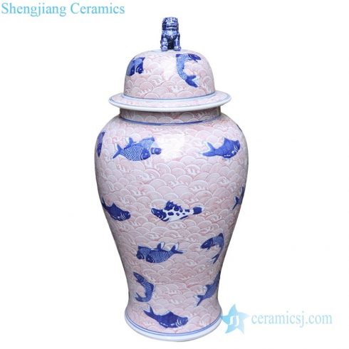 high quality ceramic covered storage jar