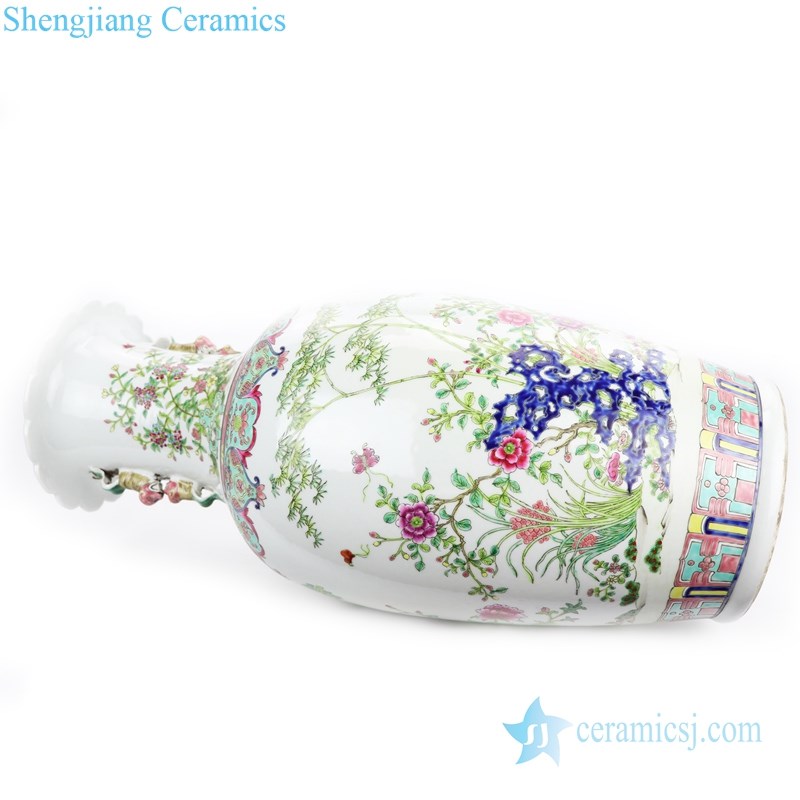 multicolor beautiful pattern ceramic vase