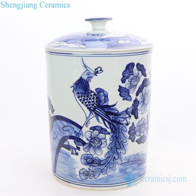 classical ceramic jar with lid
