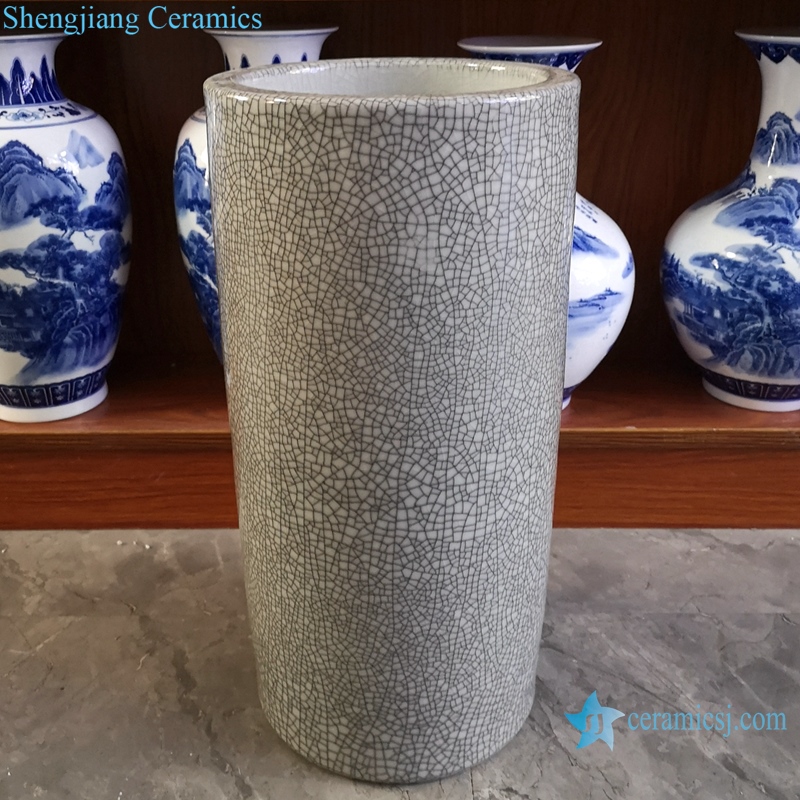 Chinese handmade grey decorative porcelian vases RYYV07-S